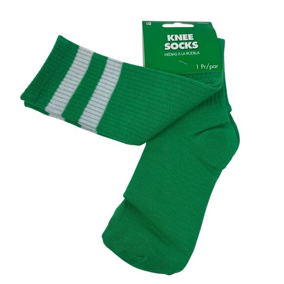 NWT Green Knee Socks One Size - Picture 1 of 3